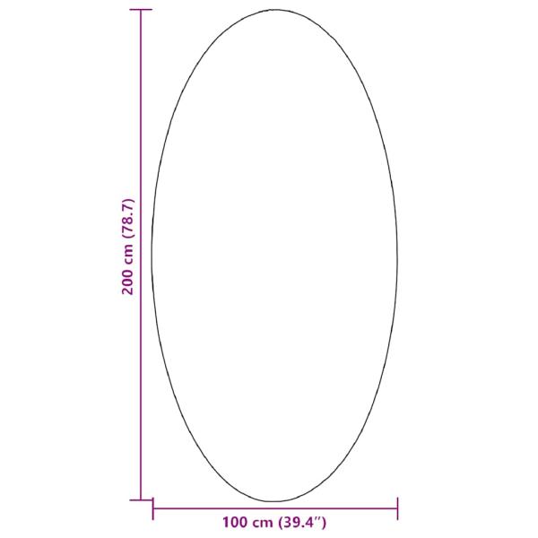 Teppich ""HUARTE"" Beige 100x200 cm Oval