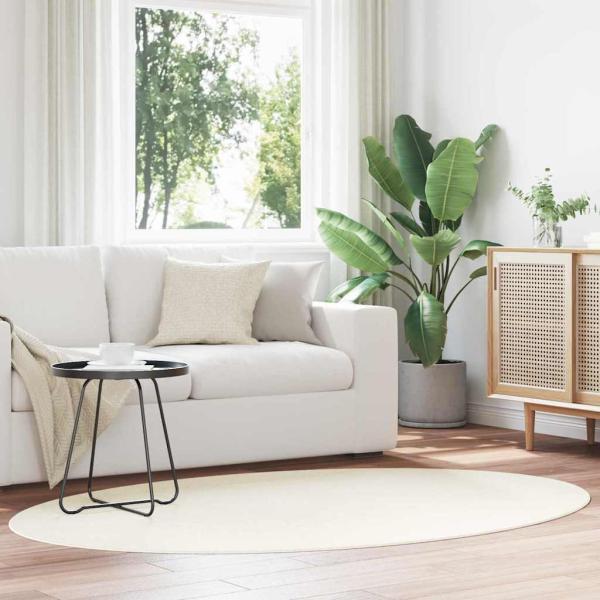 ARDEBO.de - Teppiche Creme Wolle 140 x 200 cm Langlebig Bereichsteppich