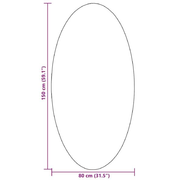 Teppiche Sand Baumwolle 80 x 150 cm Rutschfest Teppich Oval