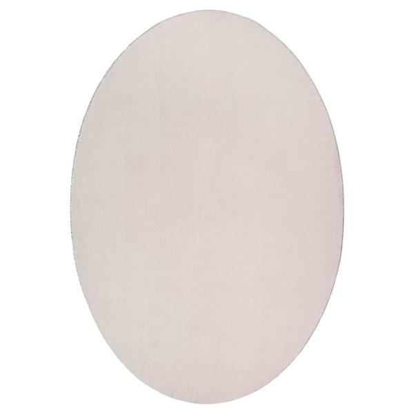 Teppiche Sand Polyester 140 x 200 cm Langlebig Teppich Oval