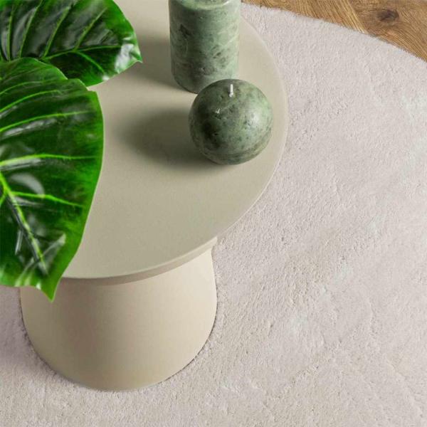 Teppiche Sand Polyester 140 x 200 cm Langlebig Teppich Oval