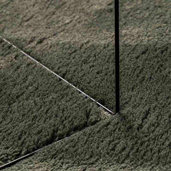 Teppich 'HUARTE' Waldgrün 100x200 cm oval