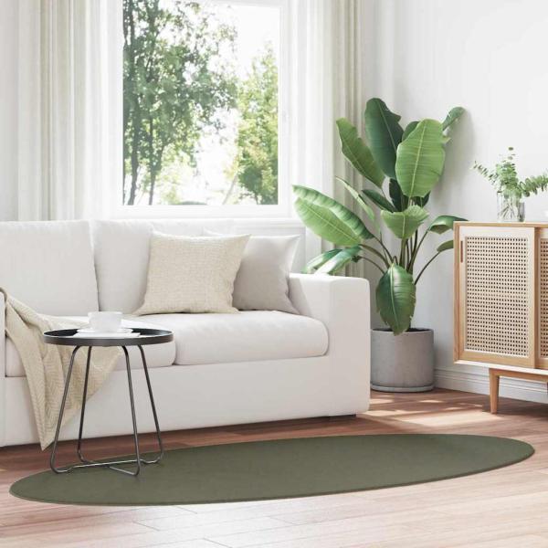 ARDEBO.de - Teppiche Waldgrün Polyester 120 x 170 cm Bereichsteppiche Oval