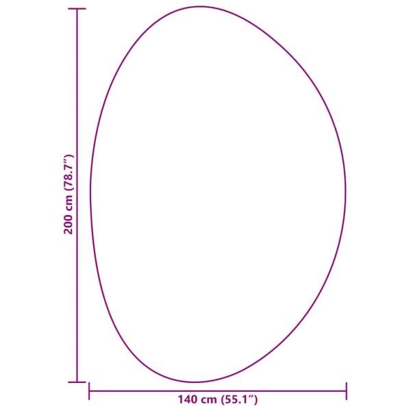 Teppiche Anthrazit Wolle 140 x 200 cm Teppich Oval