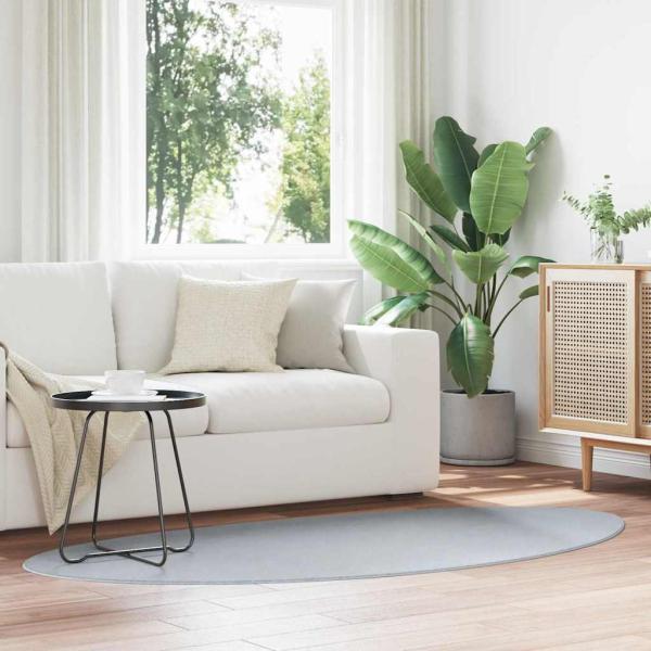 ARDEBO.de - Teppiche Grau Polyester 100 x 200 cm Rutschfest Akzentteppiche