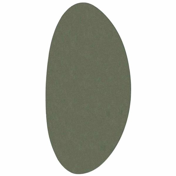 Teppiche Waldgrün Polyester 80 x 150 cm Akzentteppiche Oval