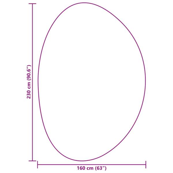 Teppiche Waldgrün Polyester 160 x 230 cm Rutschfest