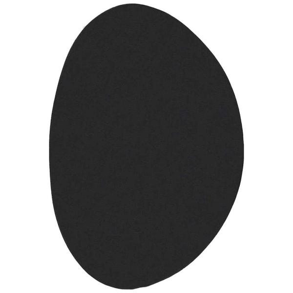 Teppiche Schwarz Baumwolle 120 x 170 cm Modischer Teppich Oval