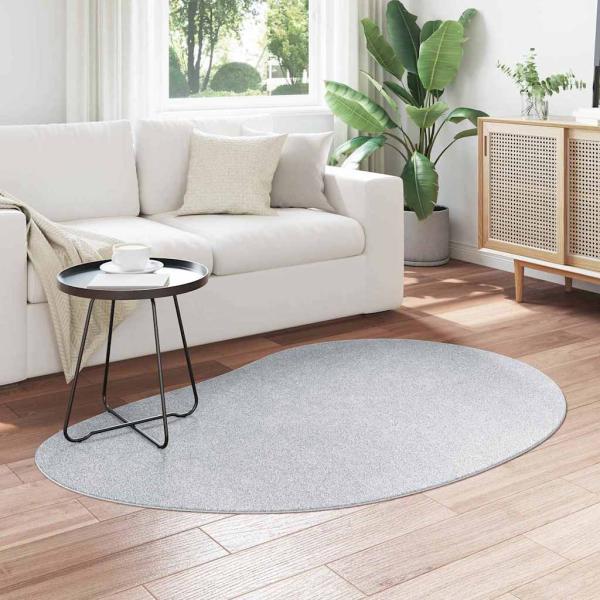 Teppich Grau 120x170 cm Polyester Rutschfest