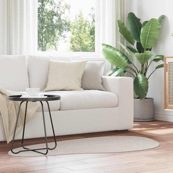 ARDEBO.de - Teppiche Sand Polyester 80 x 150 cm Akzentteppich Wellenform