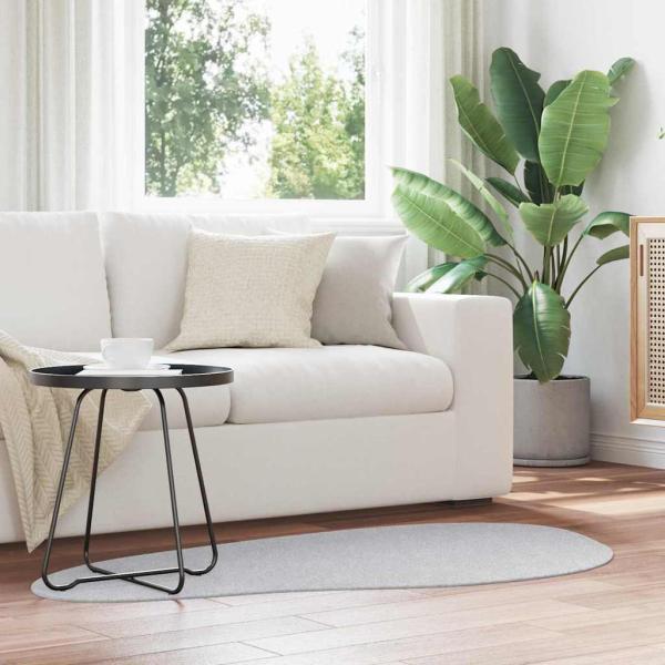 ARDEBO.de - Teppiche Grau Polyester 80 x 150 cm Muster Akzentteppiche
