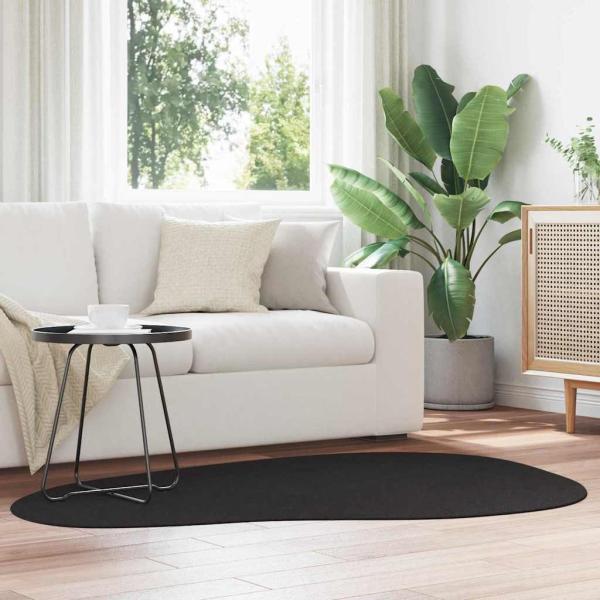 ARDEBO.de - Teppiche Schwarz Polyester 120 x 170 cm Bereichsteppiche