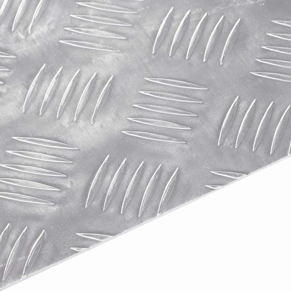 Aluminium Riffelbleche 4er Set Anti-Rutsch 30x30 cm