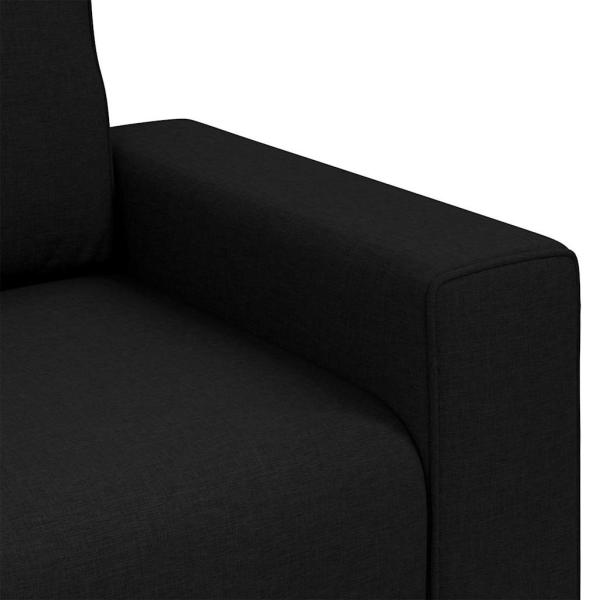 Sessel Schwarz 59 cm aus Stoff