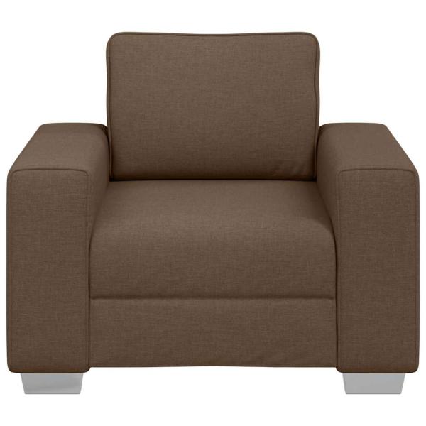 Sessel Braun 59 cm aus Stoff