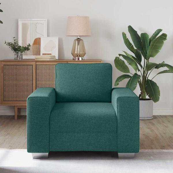 Sessel Dunkelgrün 59 cm Stoff