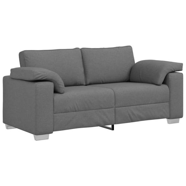 Leseecke Sofa Dunkelgrau 140 cm Stoff