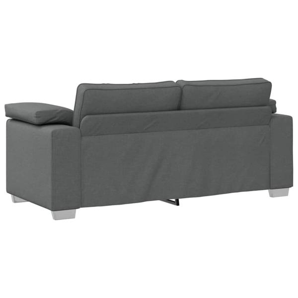 Leseecke Sofa Dunkelgrau 140 cm Stoff