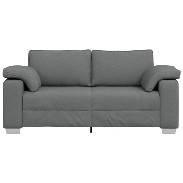 Leseecke Sofa Dunkelgrau 140 cm Stoff