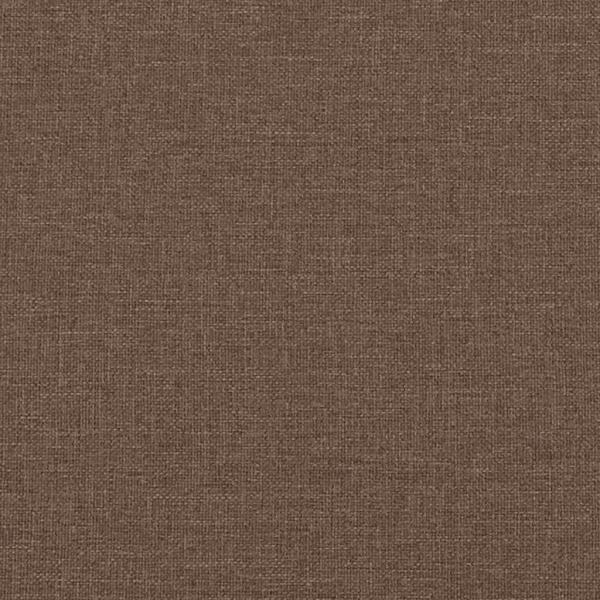 3-Sitzer Sofa in Braun, 178 cm, aus Stoff