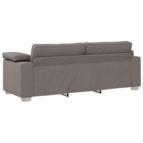 3-Sitzer Sofa in Taupe, 178 cm, aus Stoff
