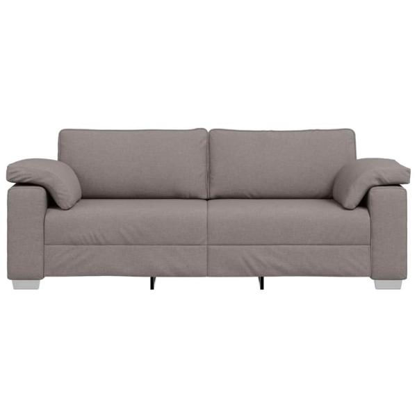 3-Sitzer Sofa in Taupe, 178 cm, aus Stoff