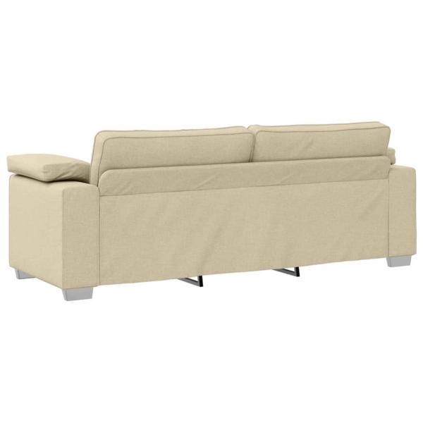 3-Sitzer Sofa in Creme, 178 cm, Stoff