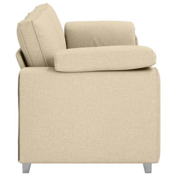 3-Sitzer Sofa in Creme, 178 cm, Stoff