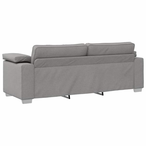 3-Sitzer Sofa Wolken Grau 178 cm Textil