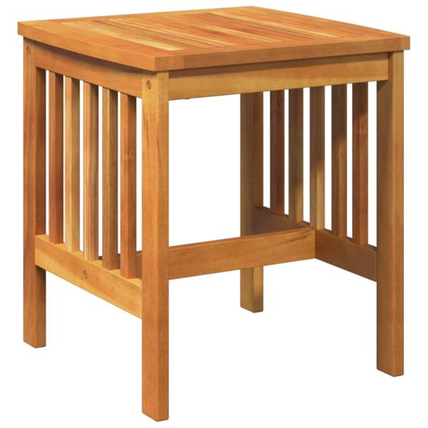 3-teiliges Gartenlounge-Set mit Kissen aus massivem Akazienholz