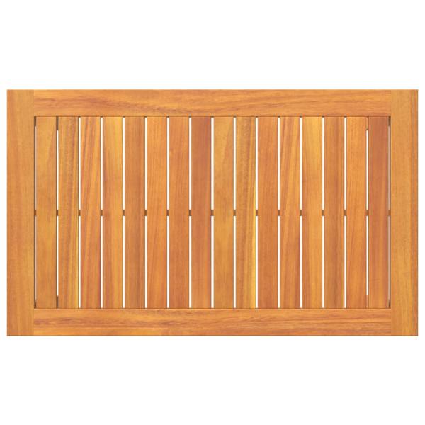 Couchtisch 75x40x38 cm aus massivem Akazienholz