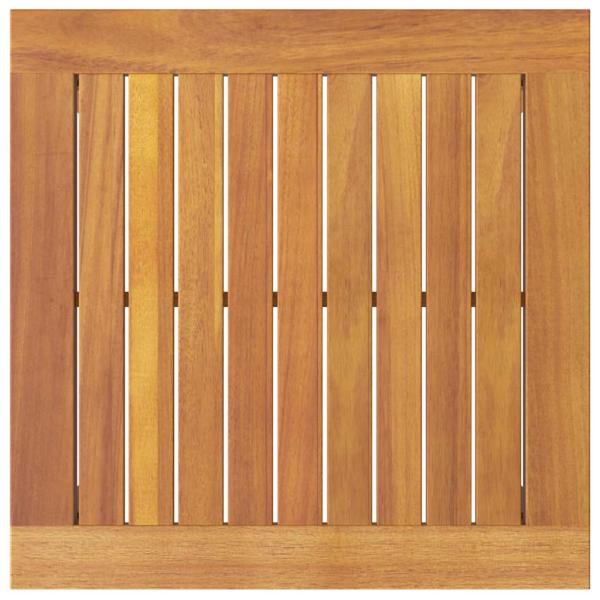 Beistelltisch 45x45x38 cm Massivholz Akazie