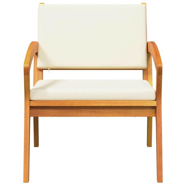 Gartenstühle 2er Set 59,5x70,5x72,5 cm aus Akazienholz