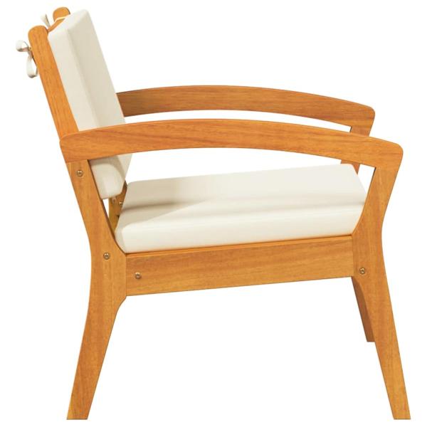 Gartenstühle 2er Set 59,5x70,5x72,5 cm aus Akazienholz