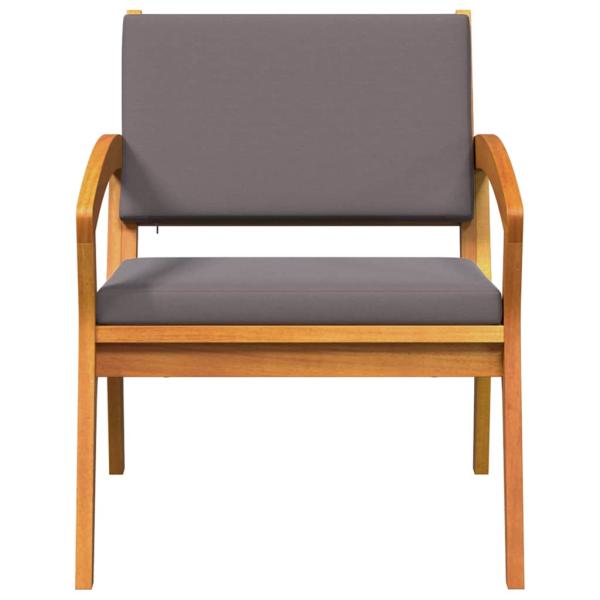 Gartenstuhl 2 Stück 59,5x70,5x72,5 cm Massivholz Akazie