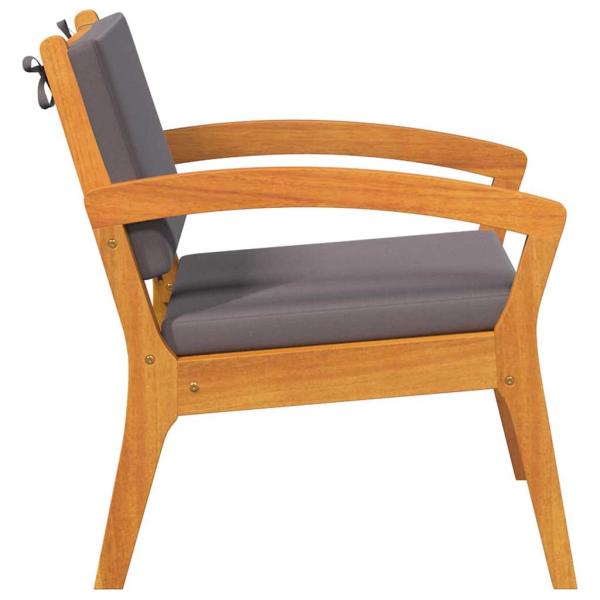 Gartenstuhl 2 Stück 59,5x70,5x72,5 cm Massivholz Akazie