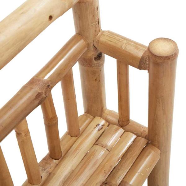 Wandregal 2-stufig 40x13x44 cm aus Bambus