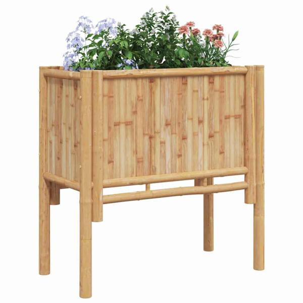 Garten Hochbeet 70x35x70 cm Bambus