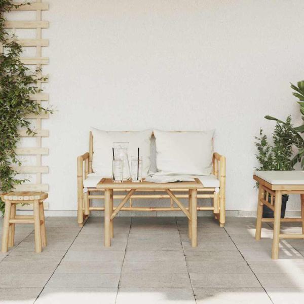 Couchtisch 70x40x36 cm Bambus