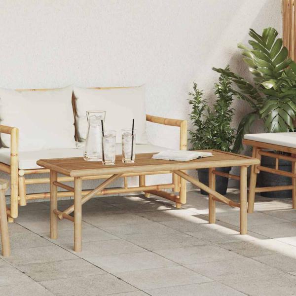 ARDEBO.de - Couchtisch 110x50x43 cm Bambus