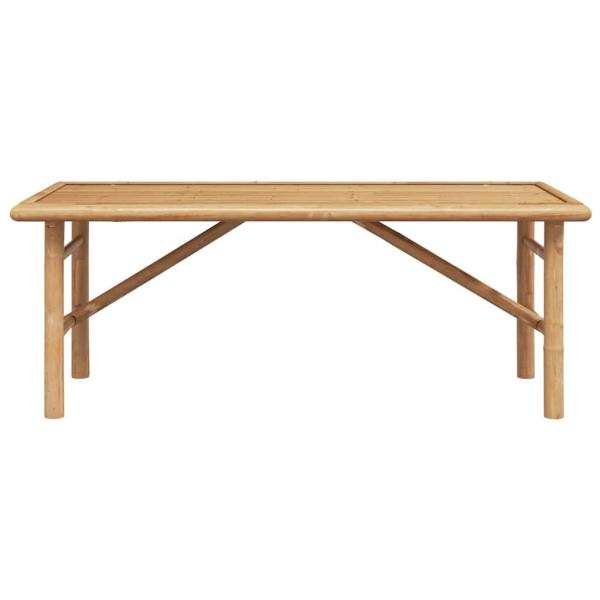 Couchtisch 110x50x43 cm Bambus