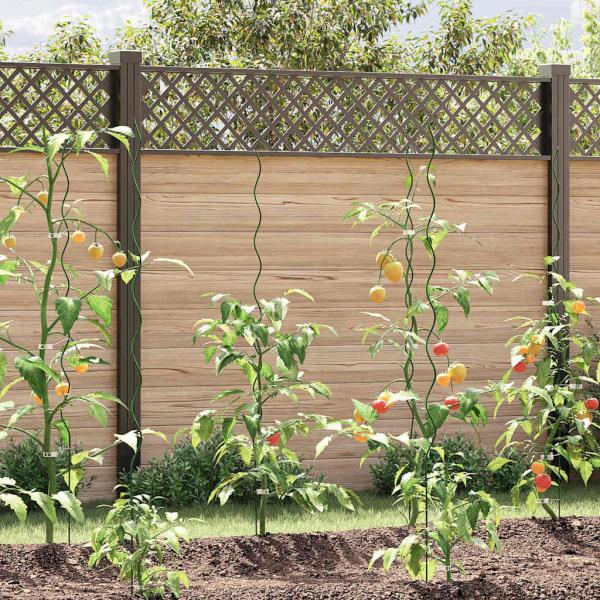 ARDEBO.de - Spiralpflanzenstützen 5 Stück 150 cm Stahl