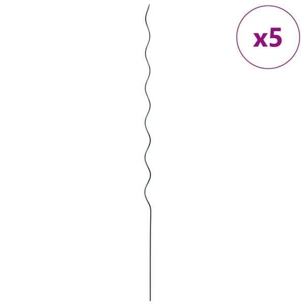 Spiralpflanzenstützen 5 Stück 150 cm Stahl