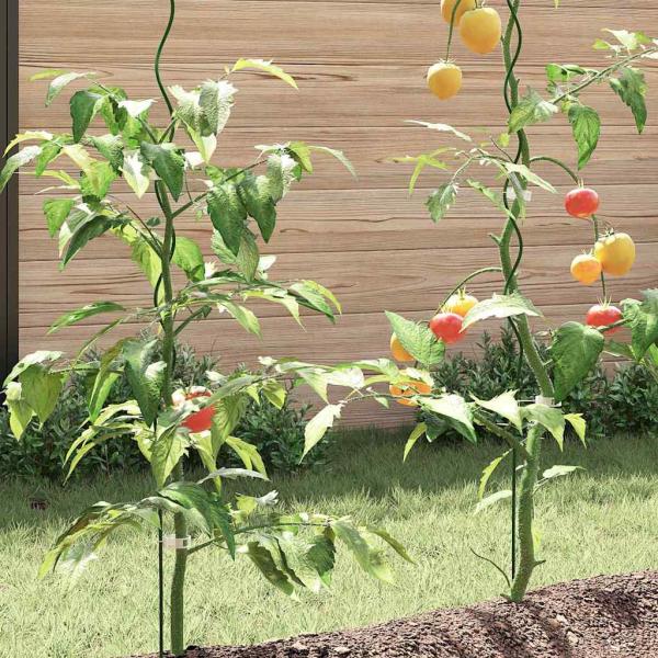 Spiralpflanzenstützen 5 Stück 150 cm Stahl
