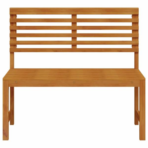 Gartenbank 100x50x91 cm Solides Akazienholz