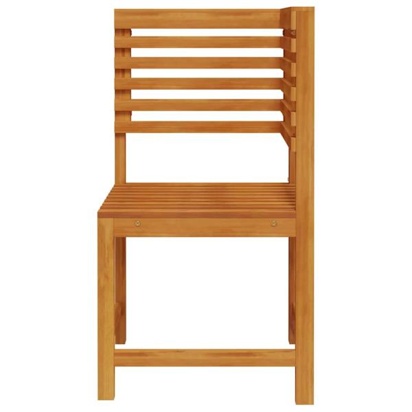 Gartenstuhl Ecke Massivholz Akazie