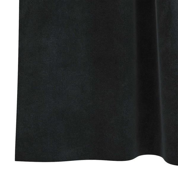 Verdunkelungsvorhänge 2 Stk. Schwarz 140 x 140 cm Samt