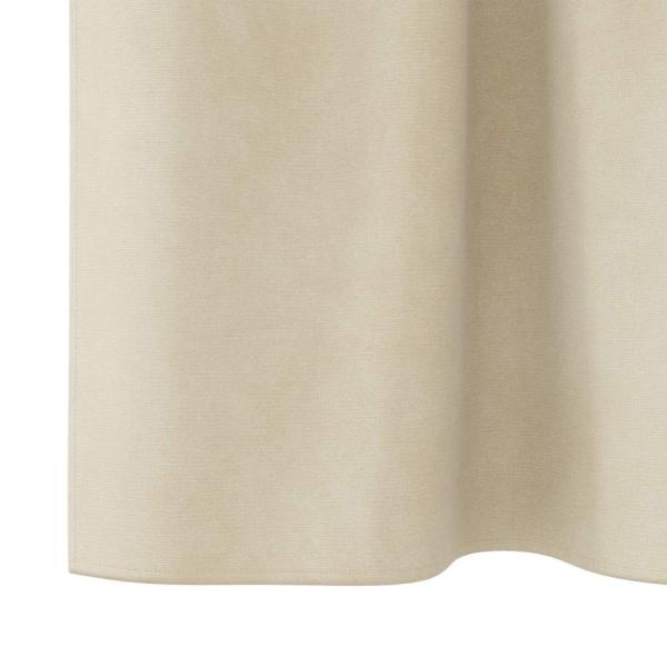 Verdunkelungsvorhänge 2 Stk. Creme 140 x 260 cm Samt