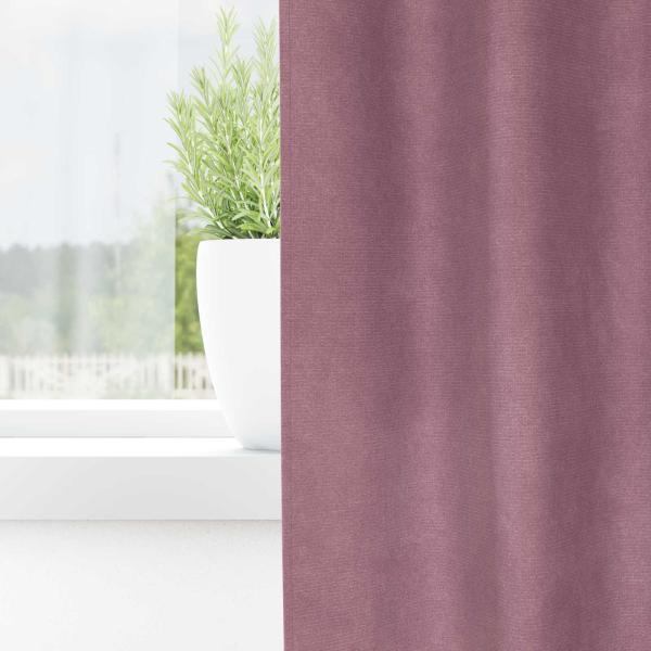 Verdunkelungsvorhänge 2 Stk. Dunkelrosa 140 x 175 cm Samt
