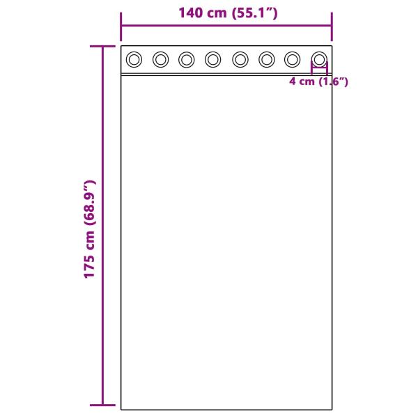 Verdunkelungsvorhänge mit Ösen 2 Stück Senfgelb Samt